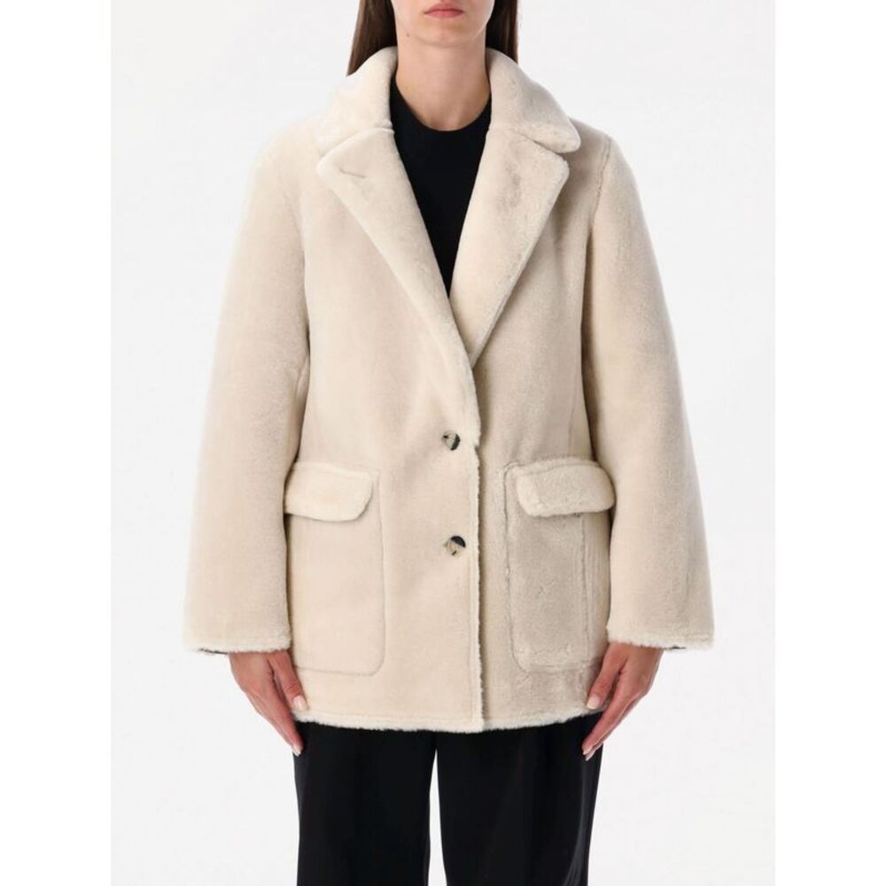 Urbancode Fur Coat Woman Beige